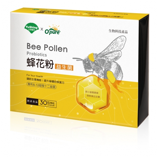優杏-蜂花粉益生菌顆粒(30包/盒)【提升保護力】